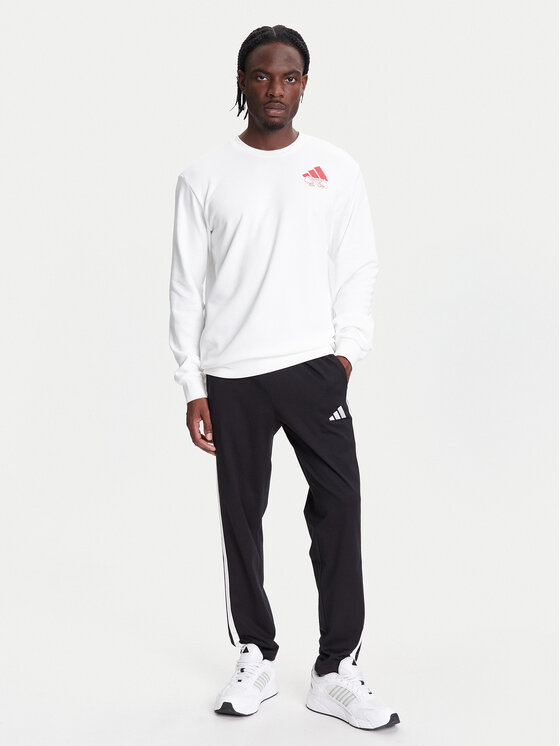 Толстовка обычного кроя Food Noodle Graphic JW4347 Adidas, белый — фото 2