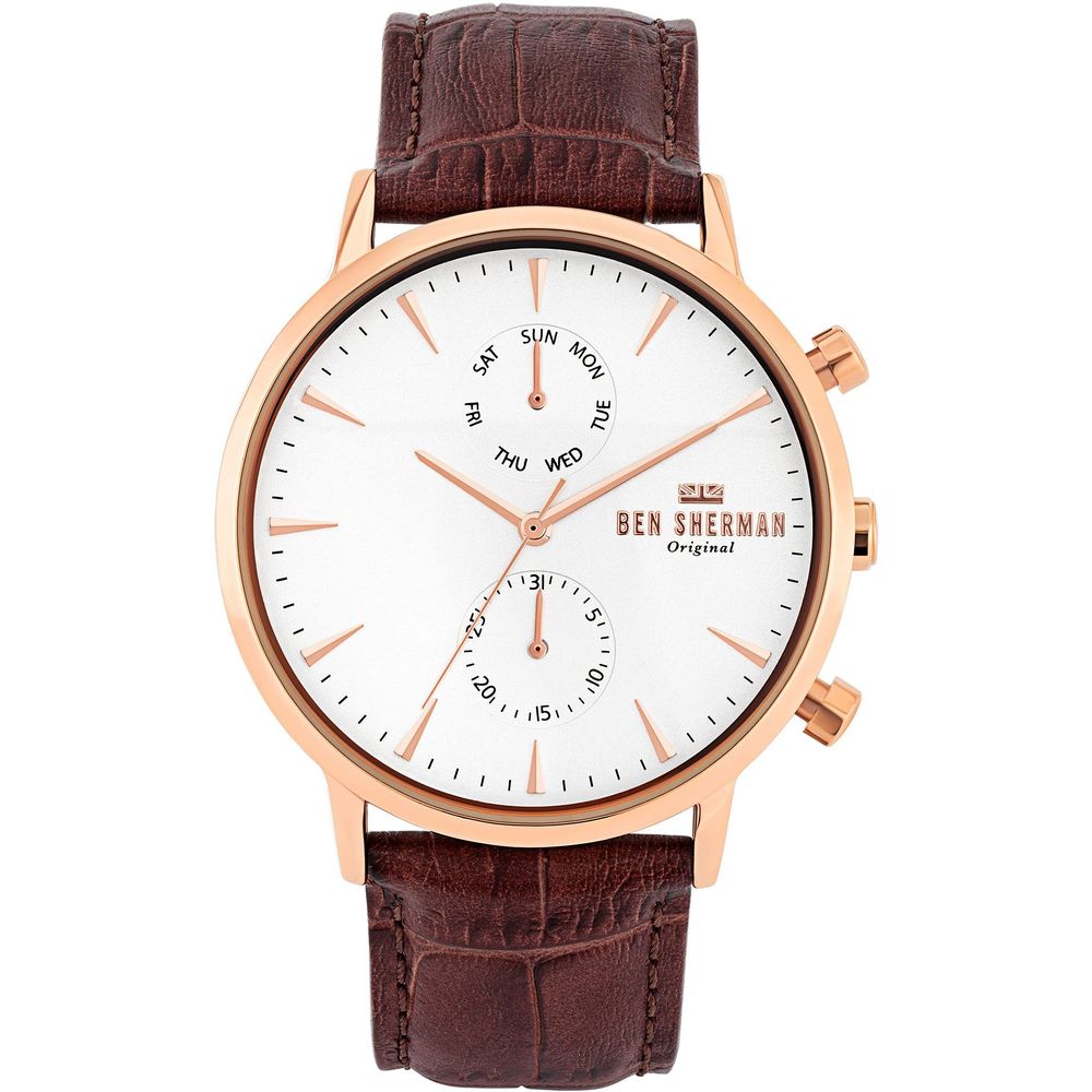 

Мужские кожаные часы Ben Sherman, коричневый