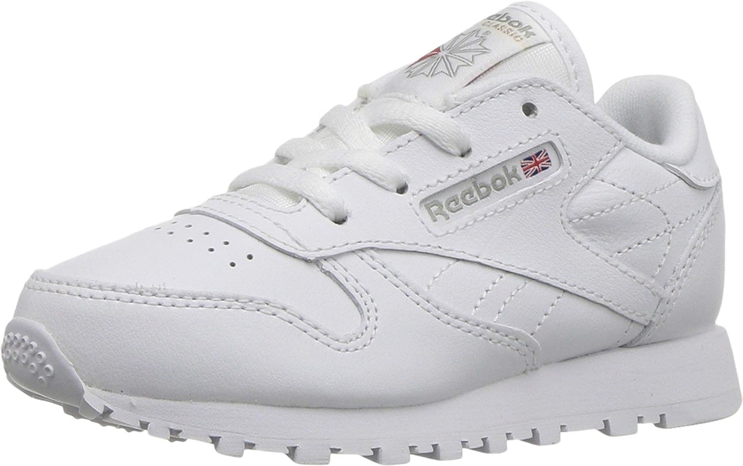 

Детские кроссовки Reebok Classic Leather, белый/серый/светло-серый