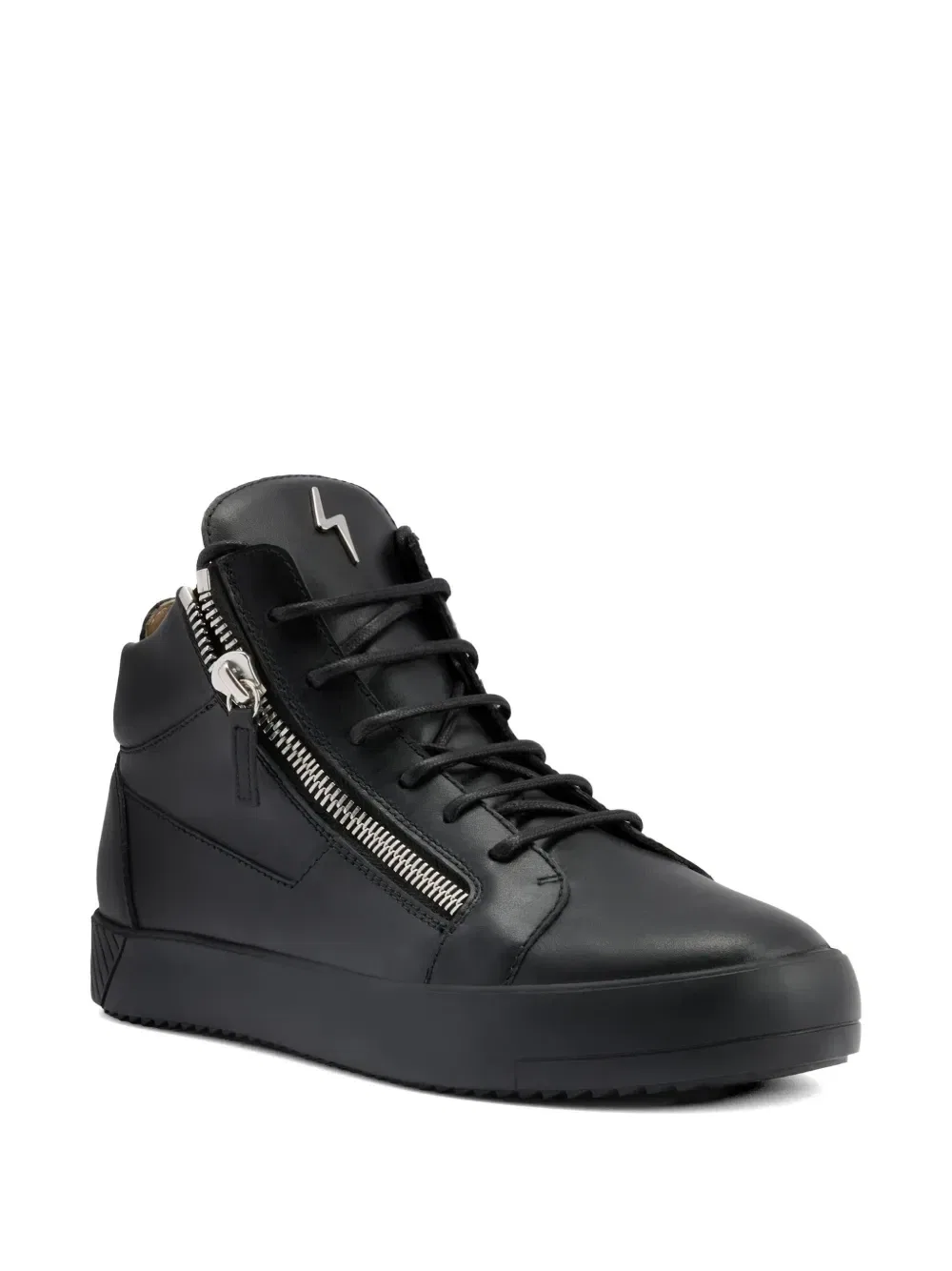 Кеды Kriss с боковыми молниями Giuseppe Zanotti, черный — фото 2