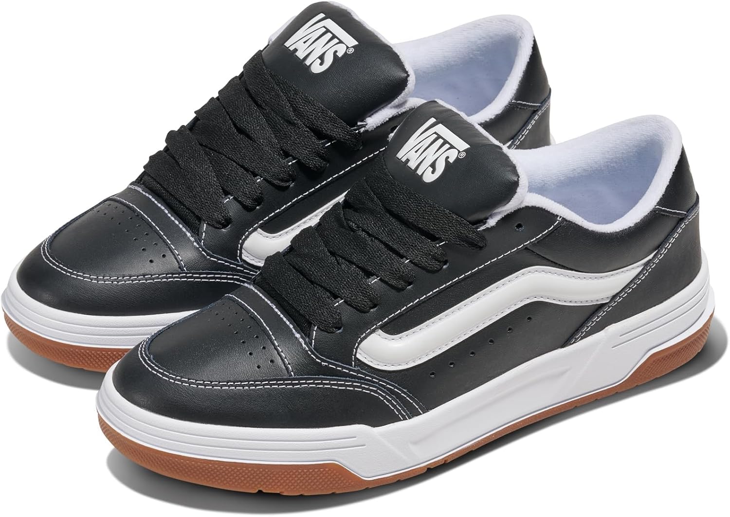 Vans Unisex-Adult Hylane | Пухлые Y2k скейтерские модные кроссовки для мужчин и женщин, Puffy Black/White/Gum — фото 2