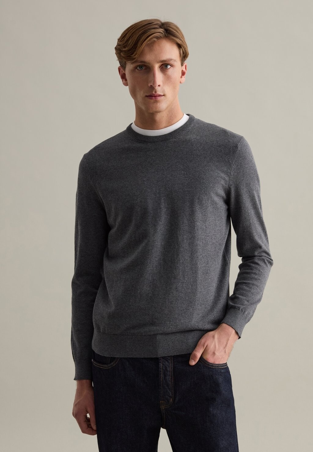 

Джемпер ROUND NECK PIOMBO, серый