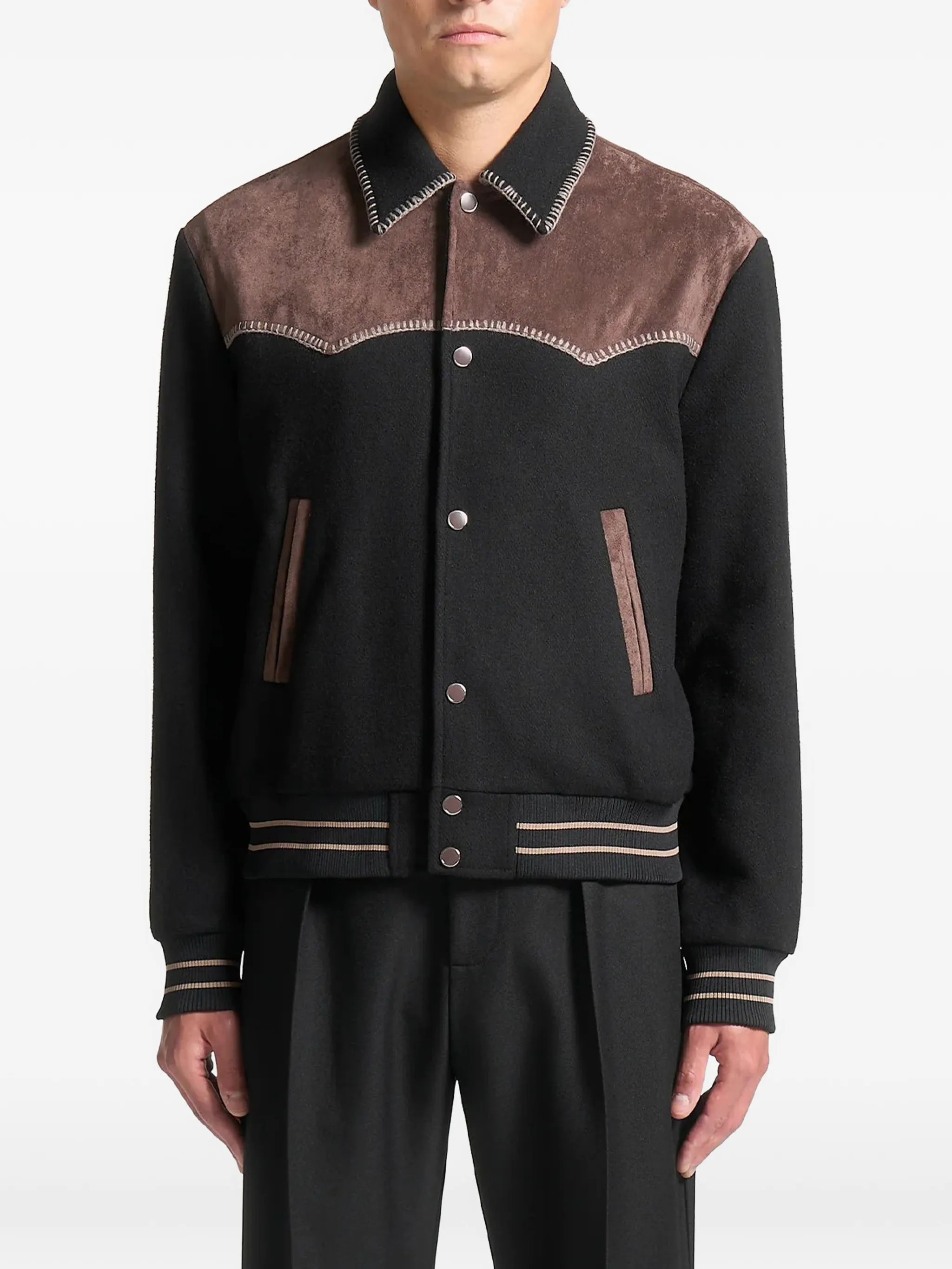 

Бомбер Whipstitch Varsity Manière De Voir, черный