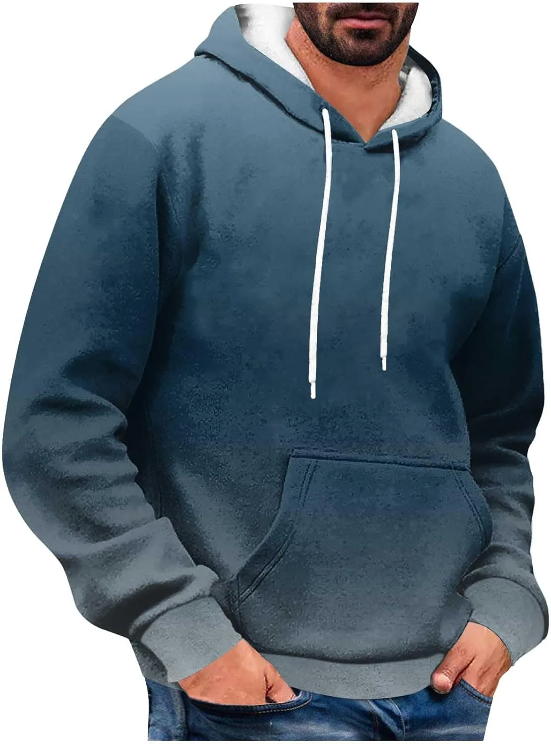 

Мужской спортивный худи с длинными рукавами