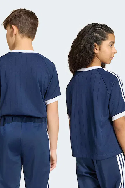 Футболка с коротким рукавом T-shirt dziecięcy Adidas Originals, синий — фото 3