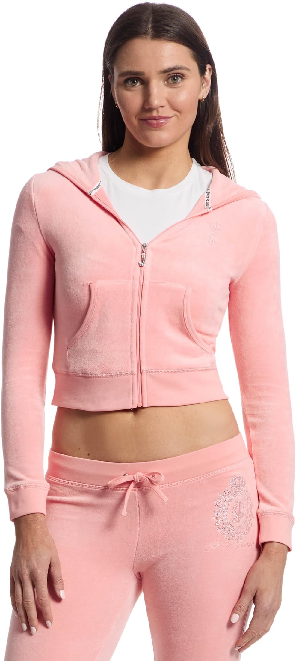 

Куртка Juicy Couture Heritage Cropped Track Jacket, Strawberry Ice