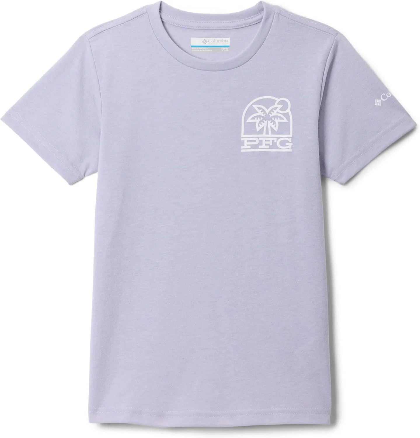 Футболка с коротким рукавом Columbia PFG Palm Waves, цвет Twilight Graphic
