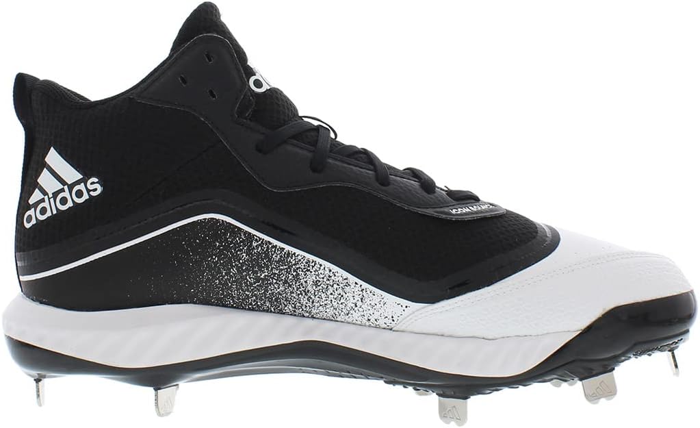 Мужские бейсбольные бутсы adidas Icon V Bounce, белый/черный — фото 2
