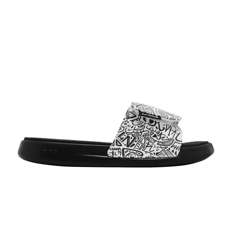 

Кроссовки LN Slipper 'White Black Graffiti', черный
