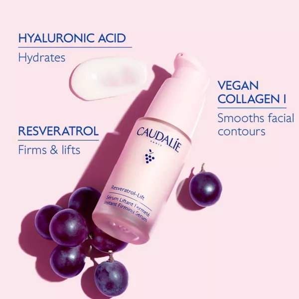 Сыворотка Caudalie — Resveratrol Lift мгновенное укрепление пополняемая с ретинолом — фото 3