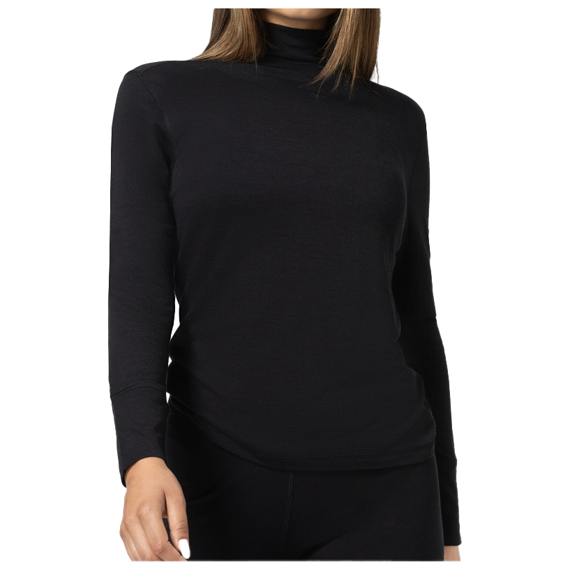 

Лонгслив Super Natural Women's Tundra 175 Turtleneck, цвет Jet Black