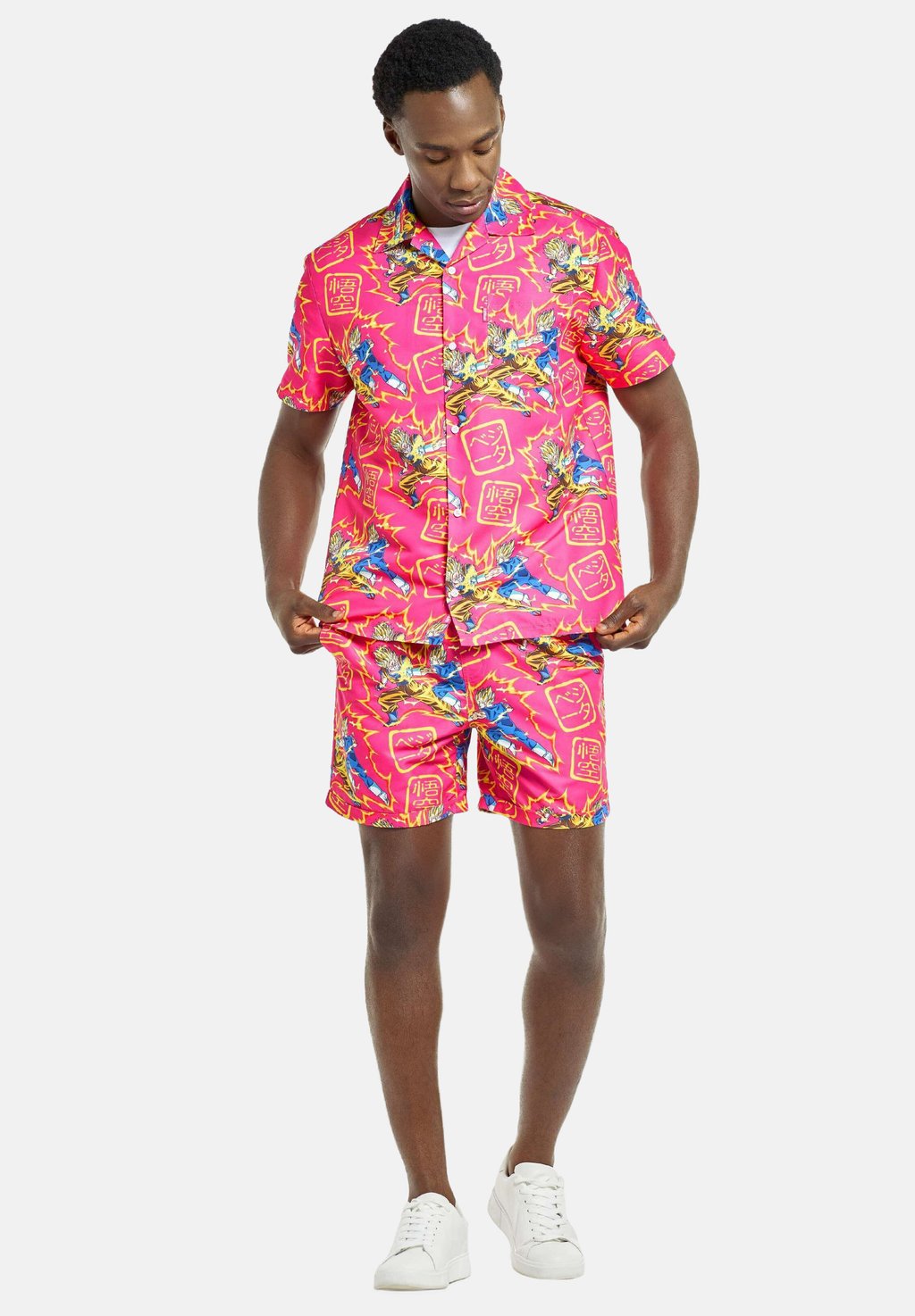 

Рубашка DRAGON BALL Z - GOKU VS VEGETA SET - Shorts OppoSuits, розовый