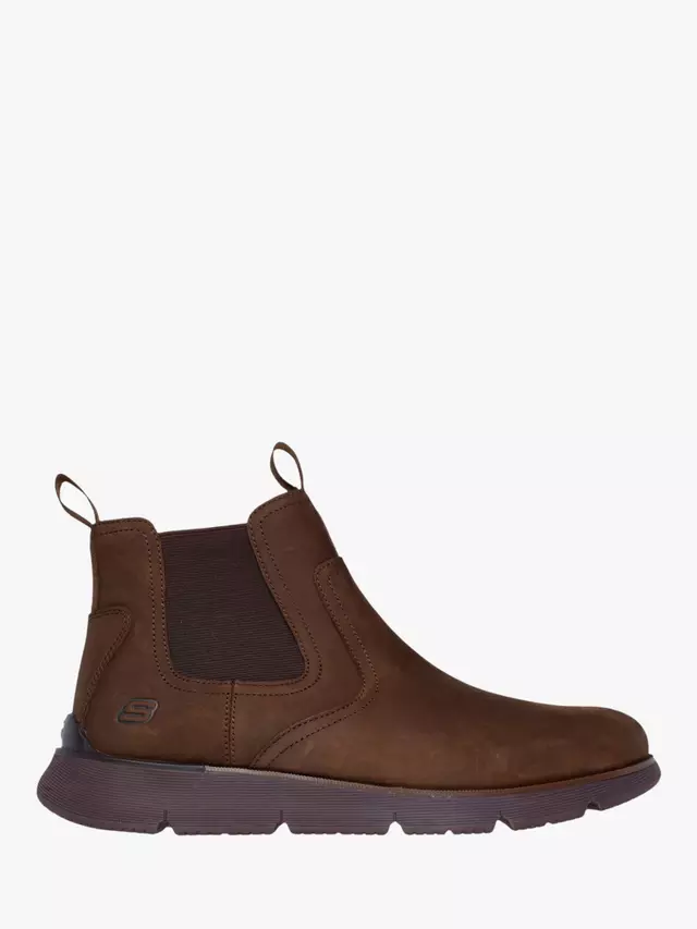 

Ботинки Skechers Augustino Paulo Leather Chelsea, цвет chocolate