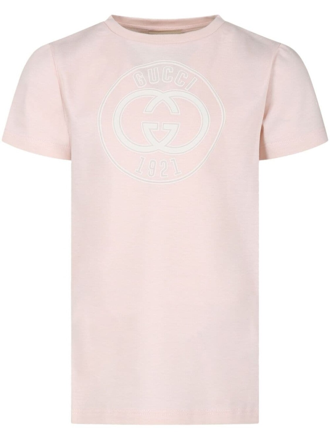 

Gucci Kids футболка с логотипом Interlocking G, розовый