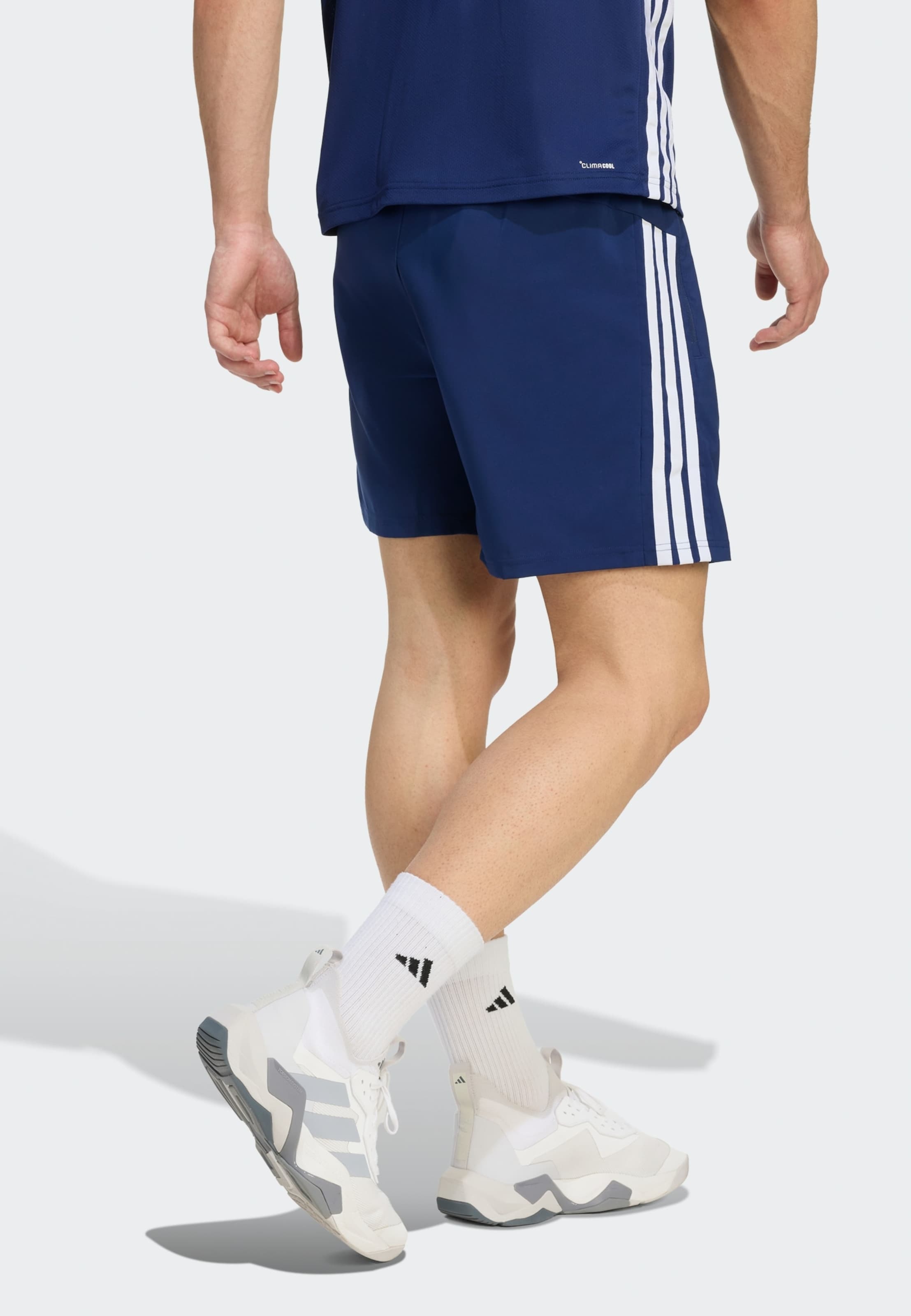Adidas Performance Шорты для тренировок 'Essentials' в темно-синем цвете — фото 3