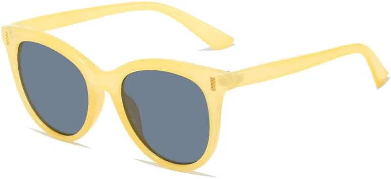 

Солнцезащитные очки для мужчин и женщин - защита UV400 - маленькая оправа, широкие дужки, цветные линзы, для занятий спортом на открытом воздухе и вождения QWBSER, 6