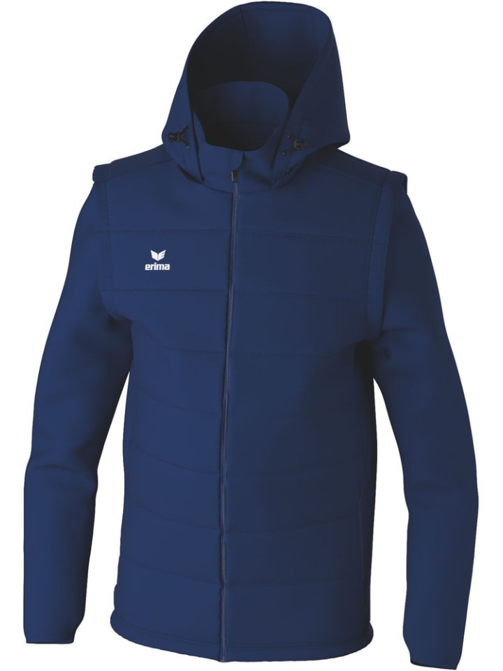 

Спортивная куртка Team Jacke Mit Abnehmbaren Ärmeln erima, синий