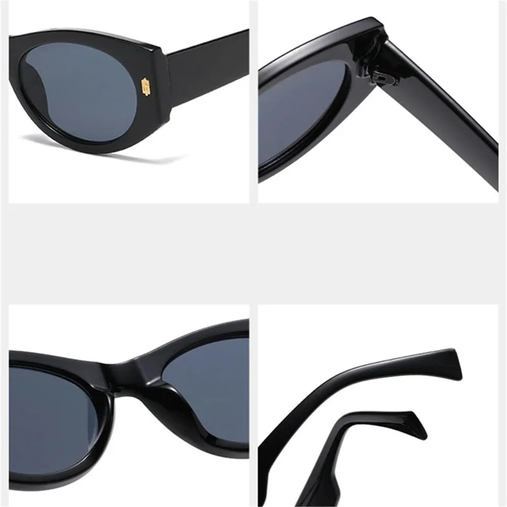 

Круглые солнцезащитные очки с градиентным покрытием UV400 для женщин и мужчин в стиле панк, для активного отдыха, путешествий и бега UYPTK, Dark Green Gray