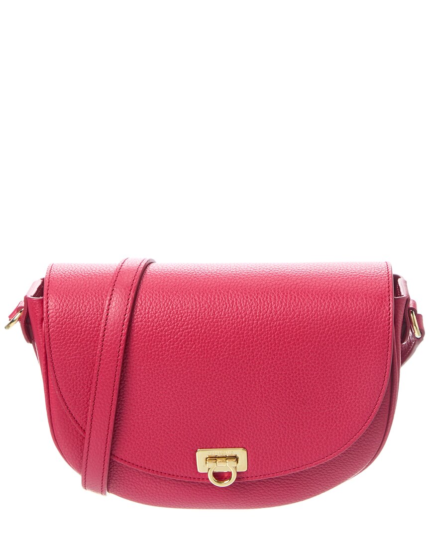 

Кожаная сумка через плечо Ferragamo Salvatore Ferragamo, розовый