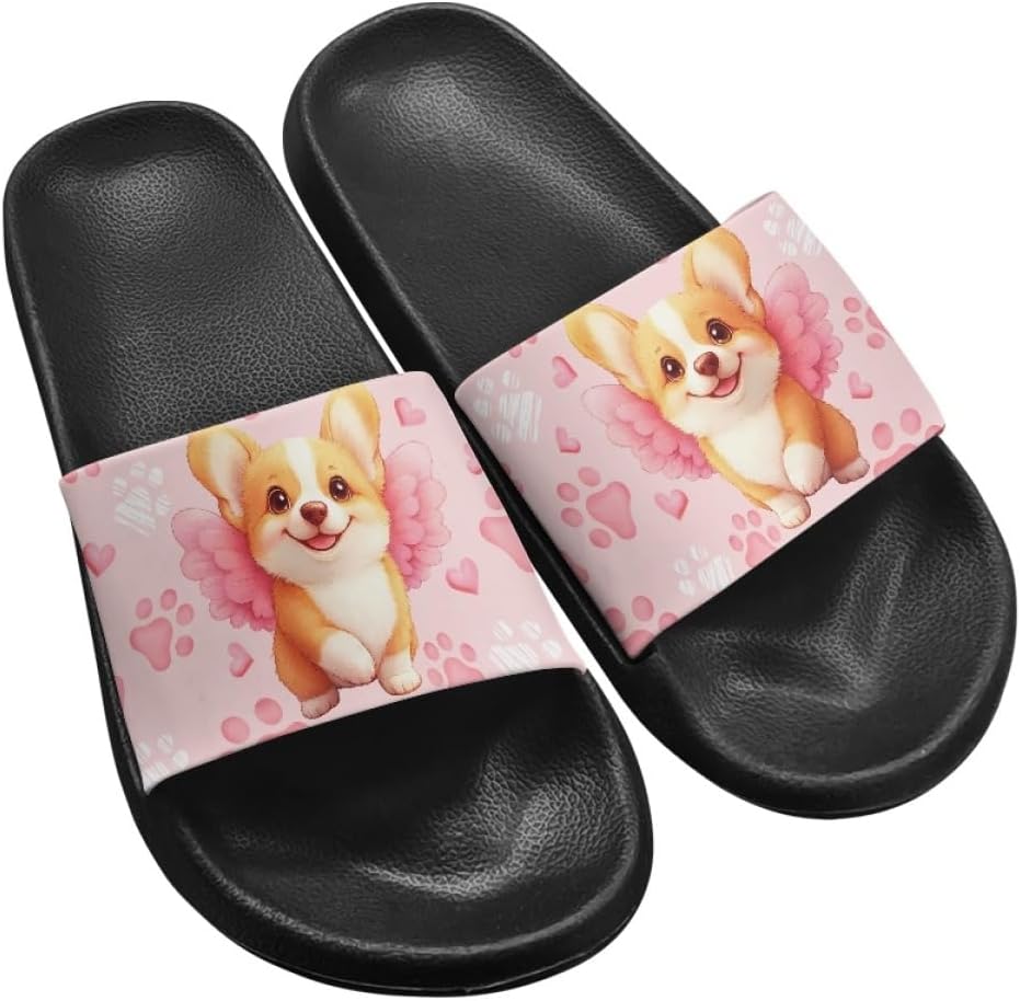 

Шлепанцы для женщин и мужчин. Милые водонепроницаемые шлепанцы с противоскользящим покрытием. Летние быстросохнущие тапочки для пляжа, бассейна и душа Generic, Leopard Print