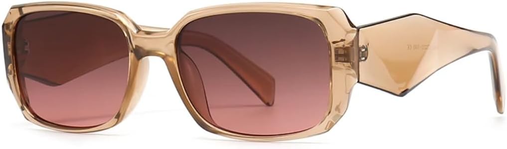 

Солнцезащитные очки с защитой UV400 | Компактная и легкая оправа, градиентный цвет | Для женщин и мужчин, для занятий спортом на открытом воздухе и вождения DSVIGF, Beige