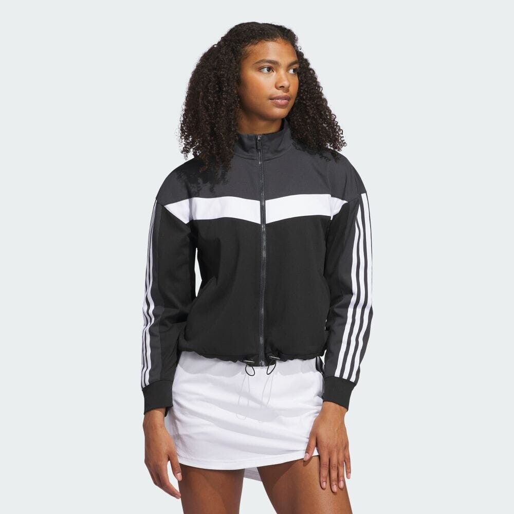 

Куртка Adidas Twisted knit retro track jacket, черный