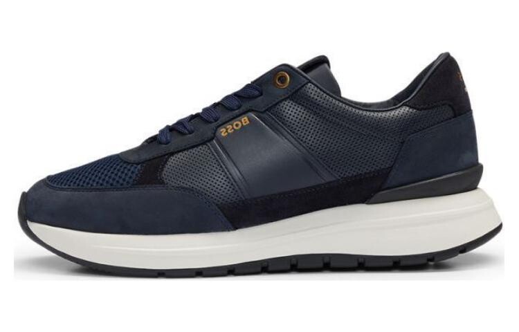 

Кроссовки HUGO BOSS Lifestyle Shoes Men Low-top Dark Blue, темно-синий