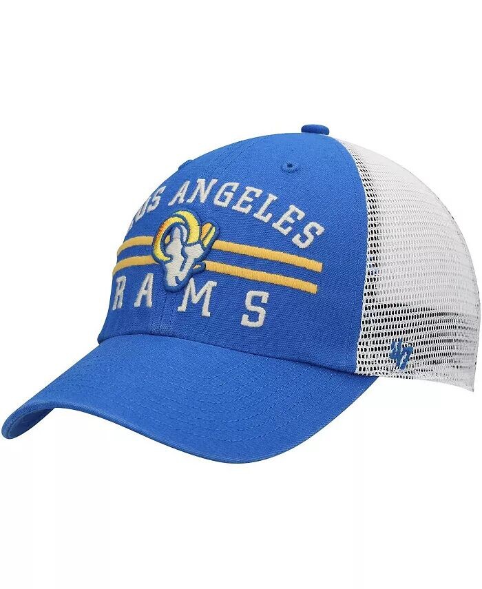 

Мужская кепка Snapback Royal Los Angeles Rams Highpoint Trucker Clean Up '47 '47 Brand, синий