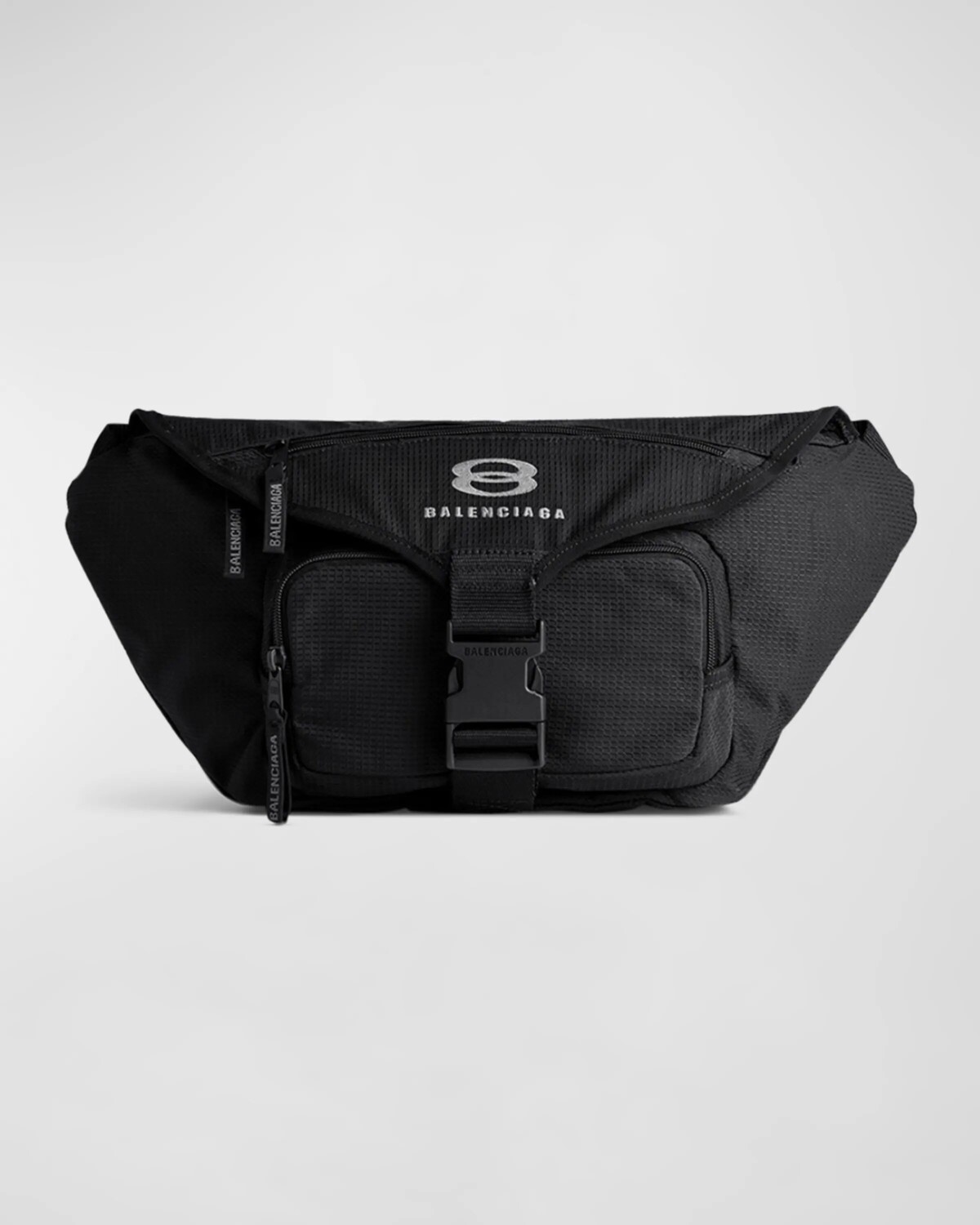 

Мужская большая поясная сумка Unity из нейлона Balenciaga, цвет 1000 Black