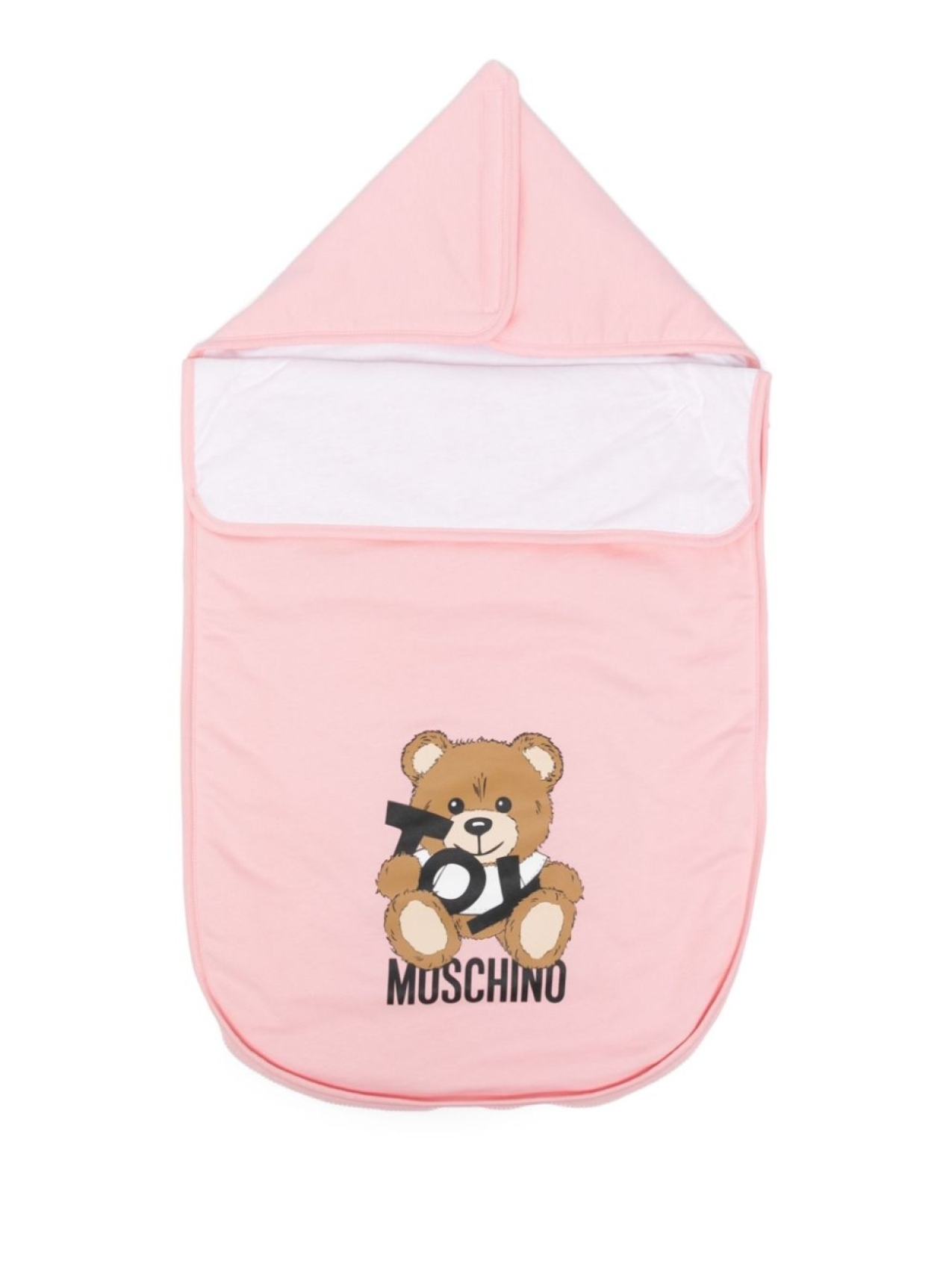 

Moschino Kids конверт с принтом Teddy Bear, розовый