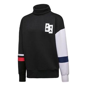 

Пуловер PUMA x ADER Crossover Turtleneck Contrasting Colors Pullover Couple Style Black 576958-01