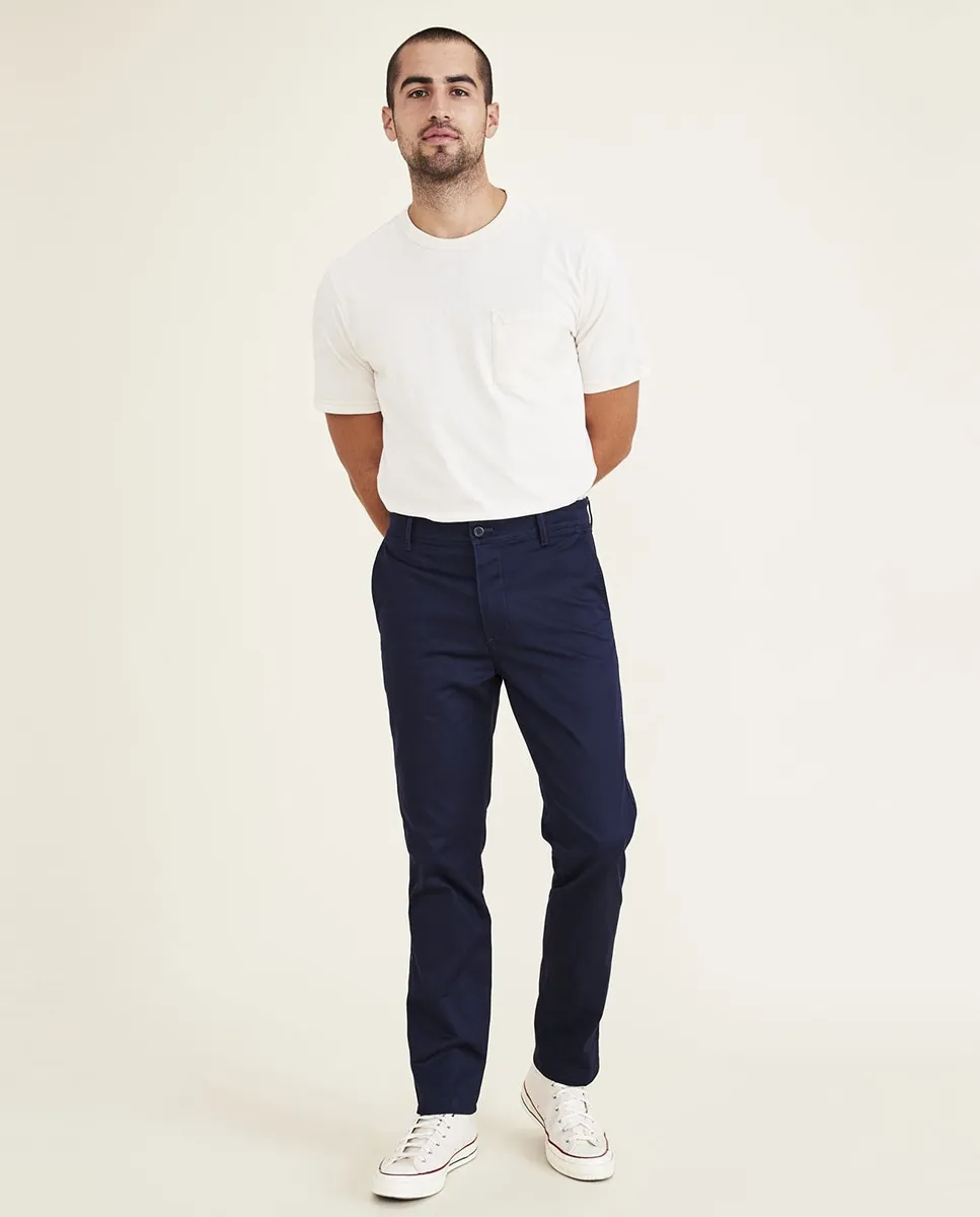 

Китайские мужские брюки slim fit Dockers, темно-синий