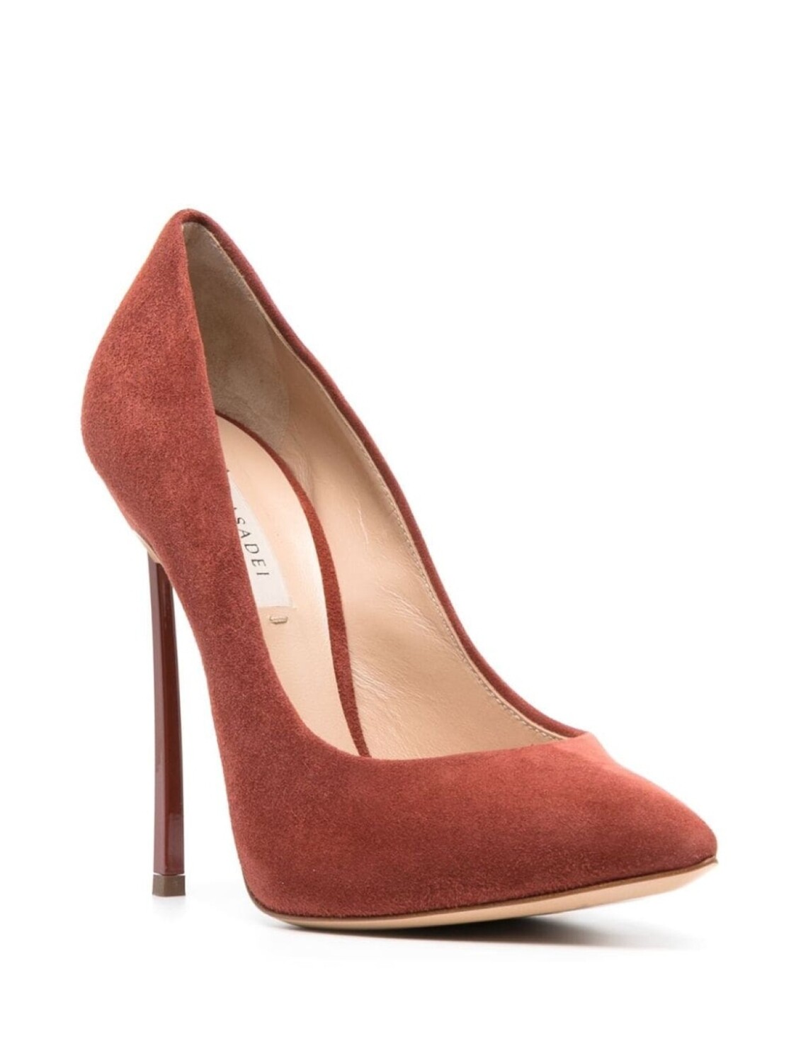 Casadei туфли Blade 120 с заостренным носком, коричневый — фото 2