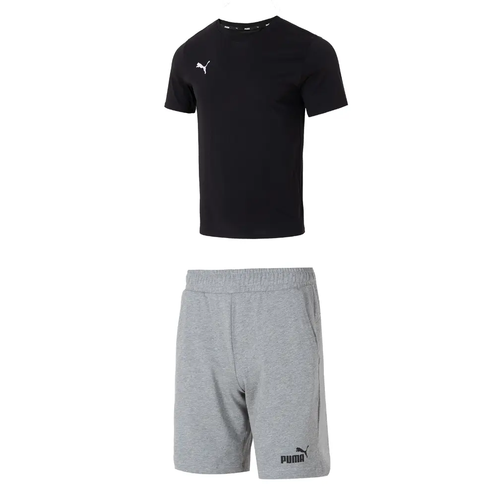 

Повседневная спортивная одежда для мужчин, черный+серый Puma, черный