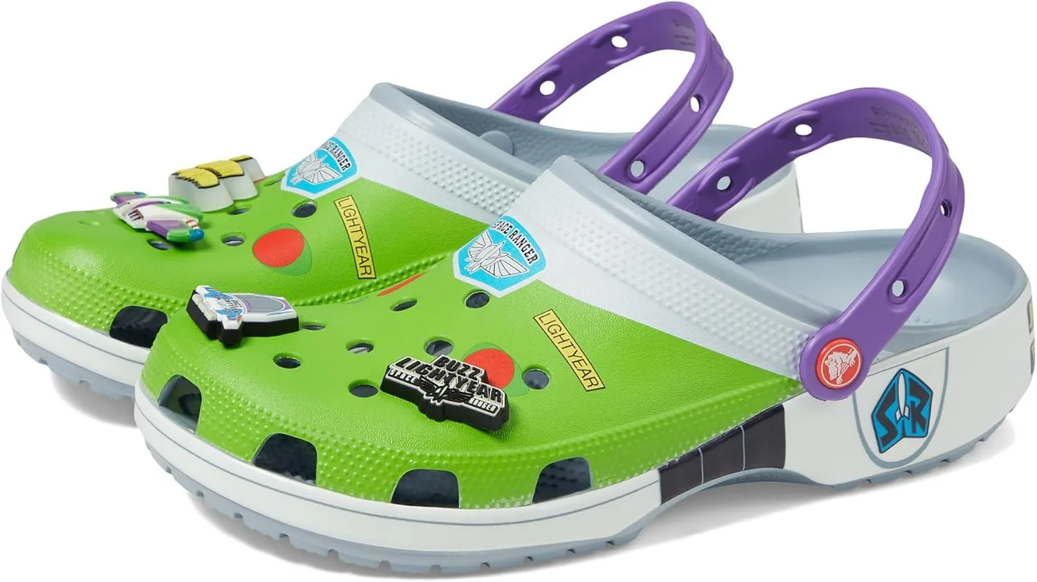 Деревянные сабо Crocs унисекс для взрослых по мотивам мультфильма «История игрушек», серый