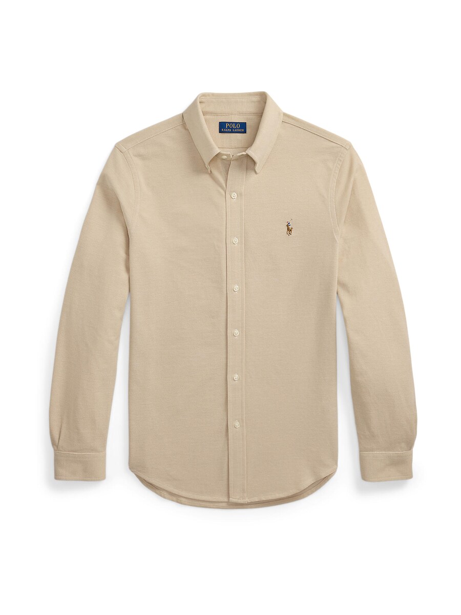 

Рубашка на пуговицах классического кроя Polo Ralph Lauren, бежевый
