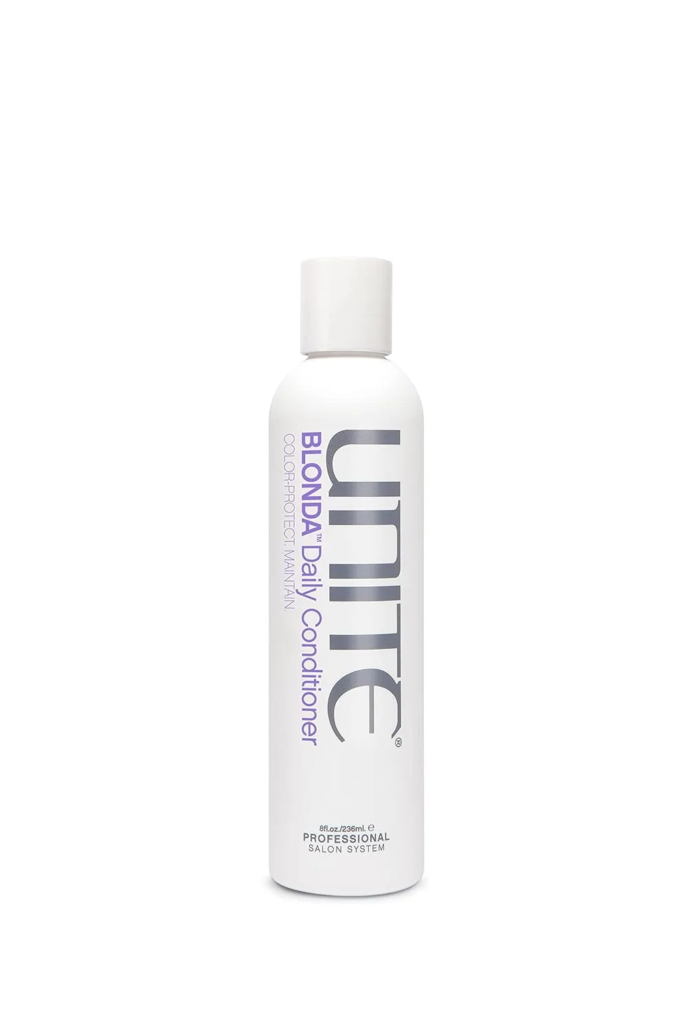 Кондиционер для волос UNITE Hair - BLONDA Daily Conditioner - Фиолетовая формула - Поддерживает светлый оттенок, увлажняет, защищает, 227 мл, gray