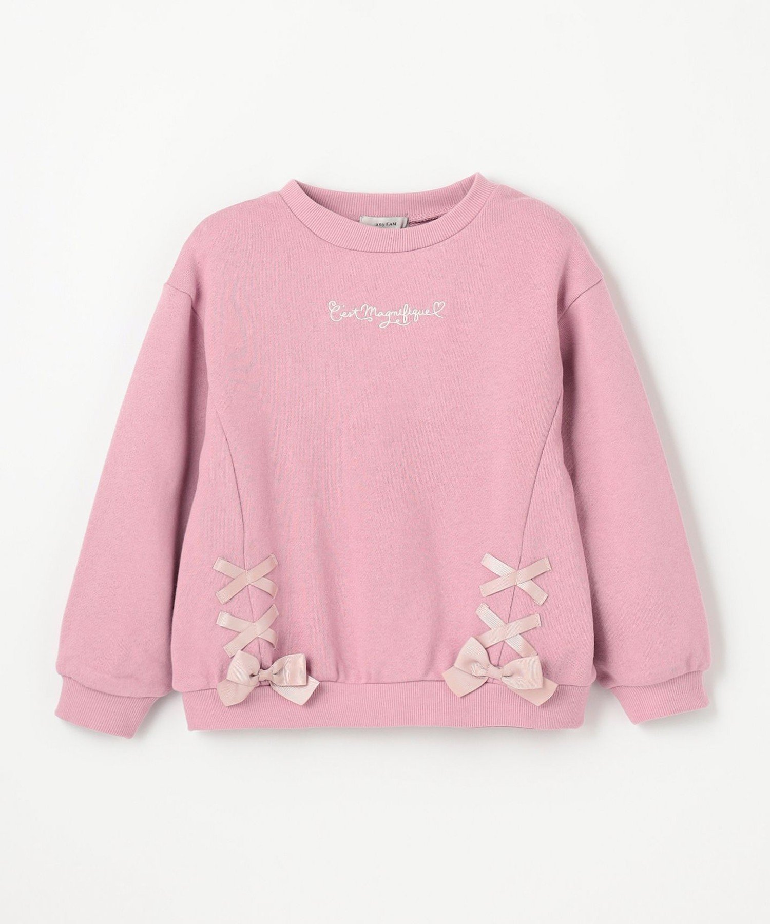 Толстовка со шнуровкой по низу ANY KIDS, Pink [012]