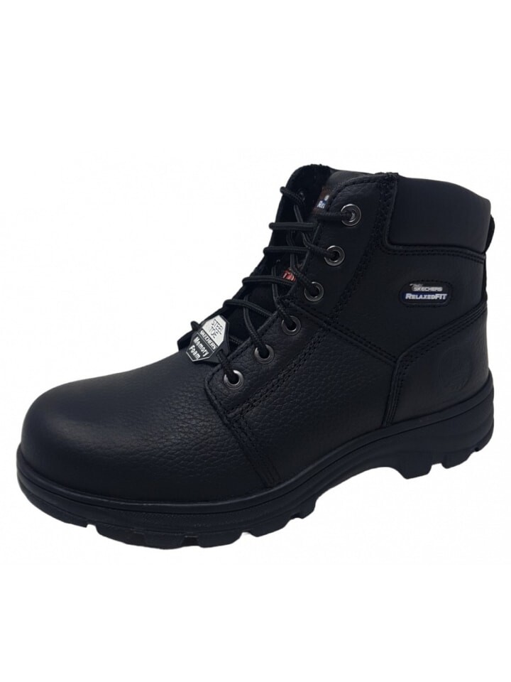 

Сапоги Skechers Footwear Schnürstiefel Work Stahlkappe, черный