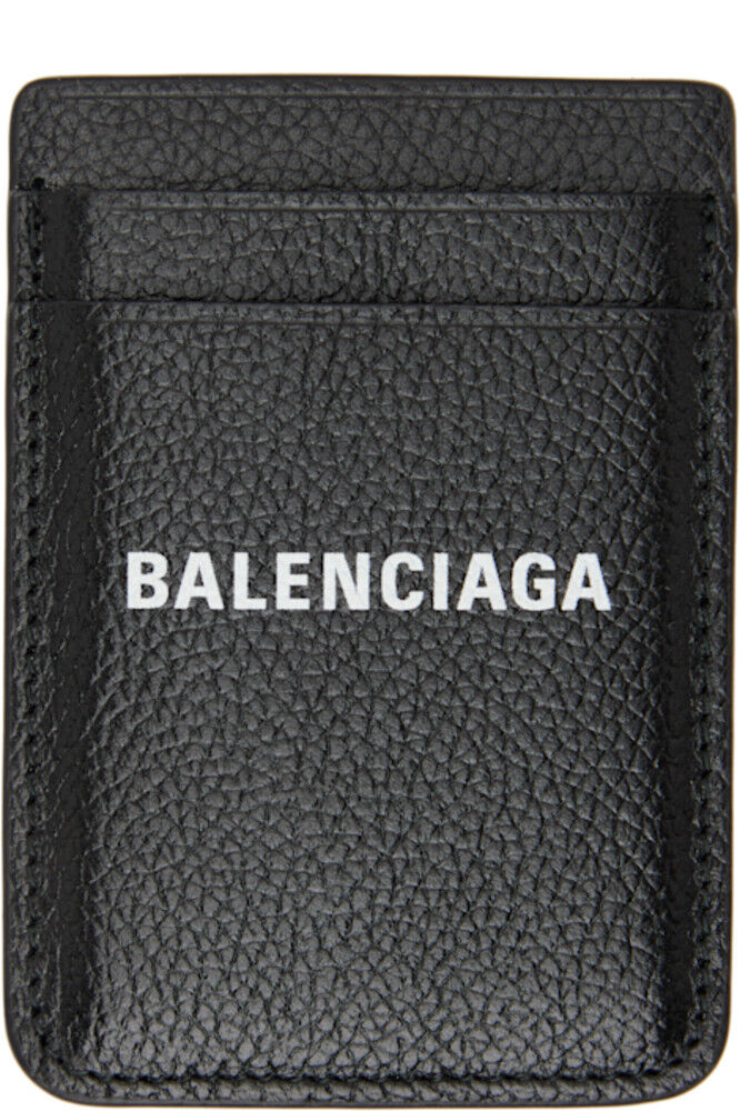 

Черный магнитный держатель для наличных Balenciaga