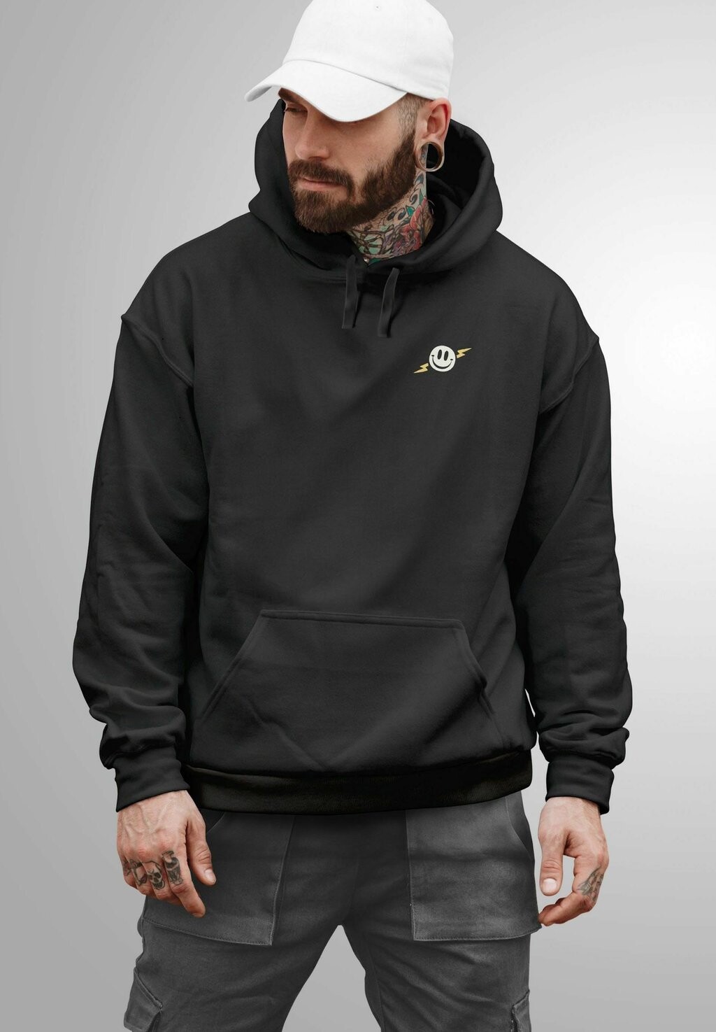 

Толстовка с капюшоном SPRUCH BETTER LUCK NEXT TIME SLOGAN SCHRIFT GRAFIK RÜCKENAUFDRUCK FASHION STREETSTYLE Neverless, антрацит