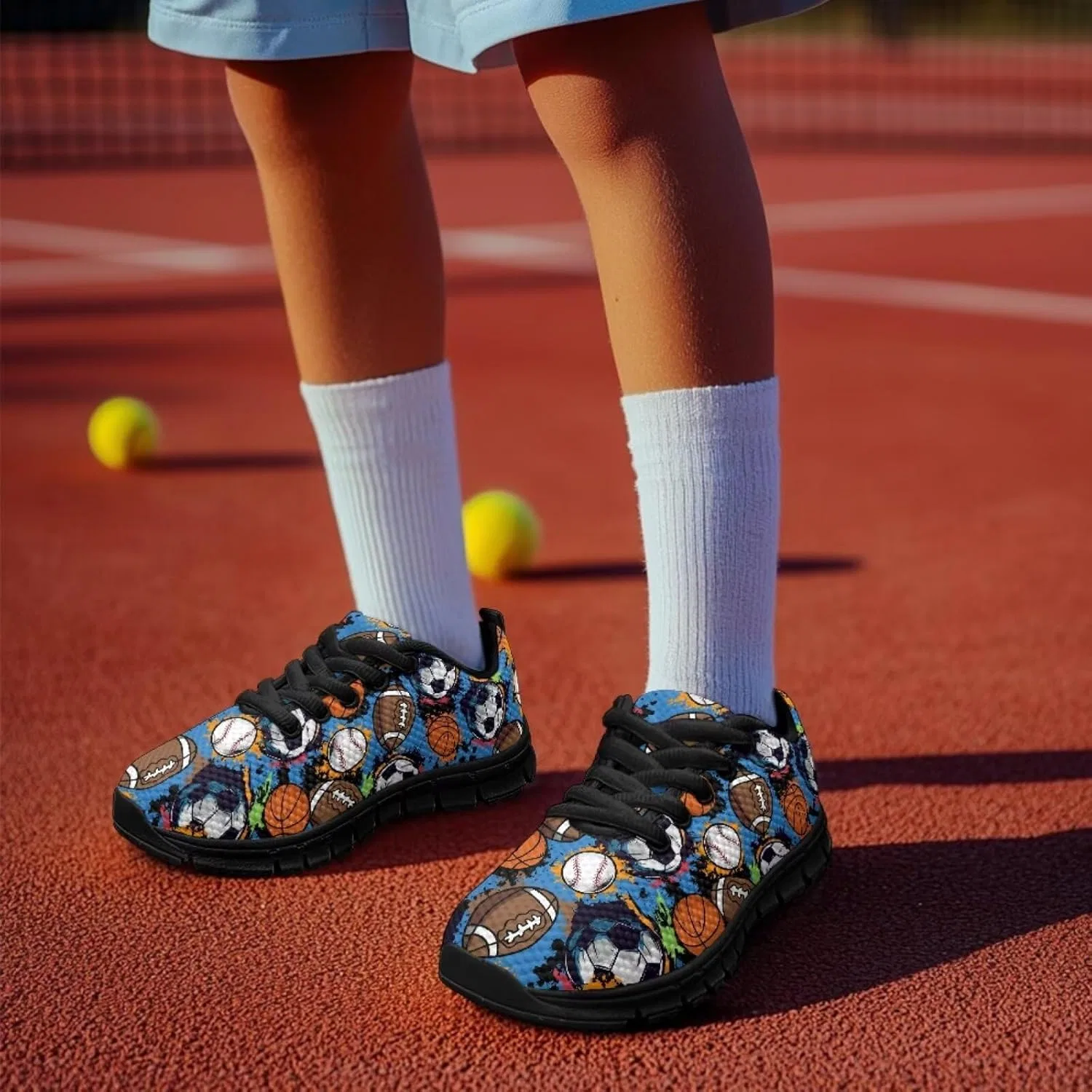 Детские кроссовки Pointodoor, Ball Camo Print — фото 3