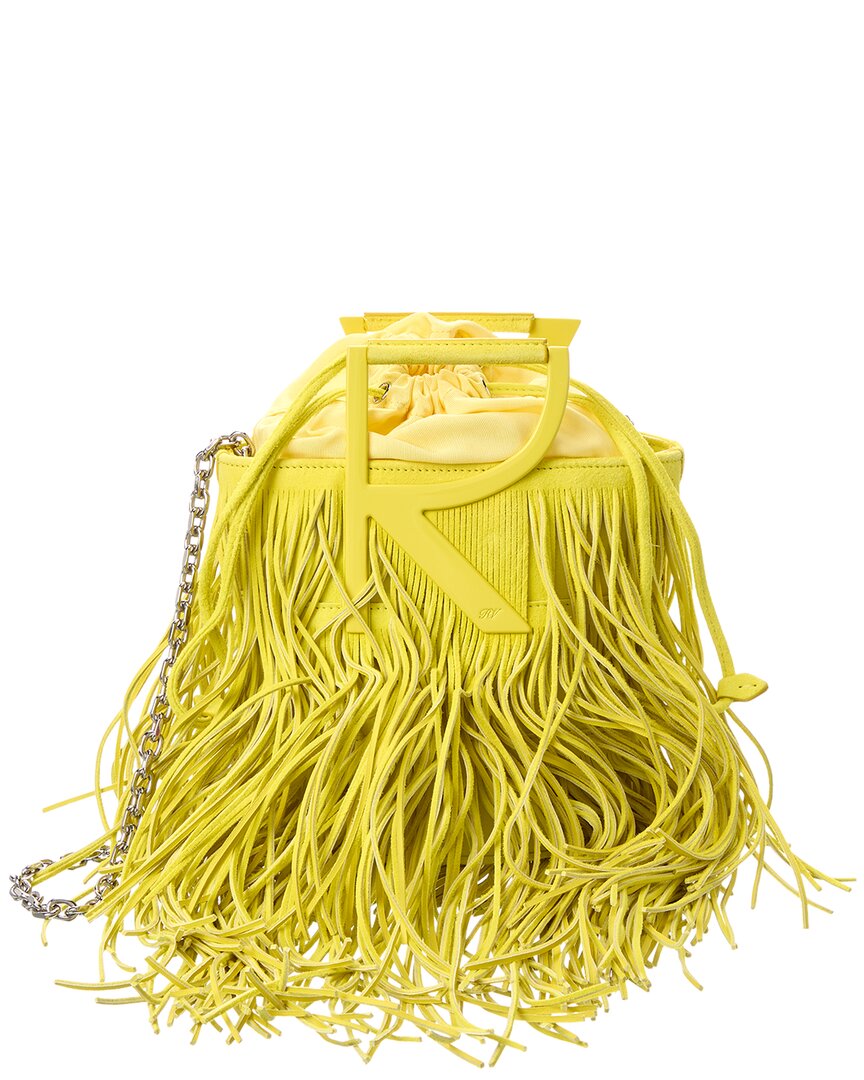 

Миниатюрная замшевая сумка через плечо Roger Vivier Roger Vivier, желтый