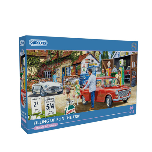 

Пазлы Gibsons – Filling Up For The Trip – 636 Piece Jigsaw Puzzle