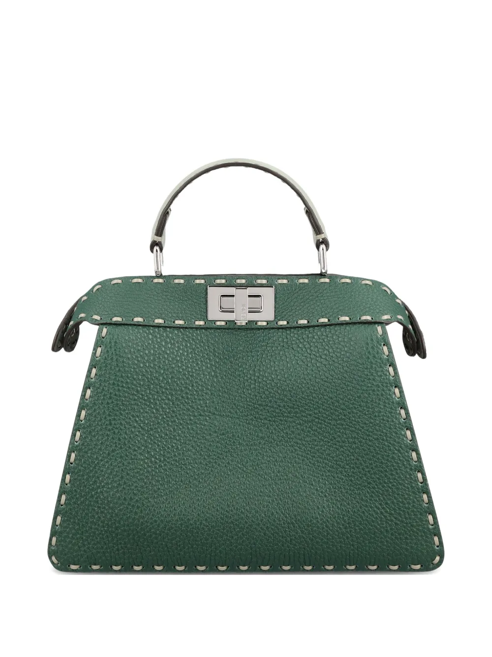 

Маленькая сумка-тоут Peekaboo ISeeU FENDI, зеленый