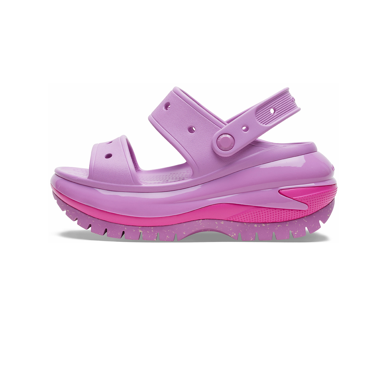 

Пляжные сандалии женские Bubble Purple Crocs