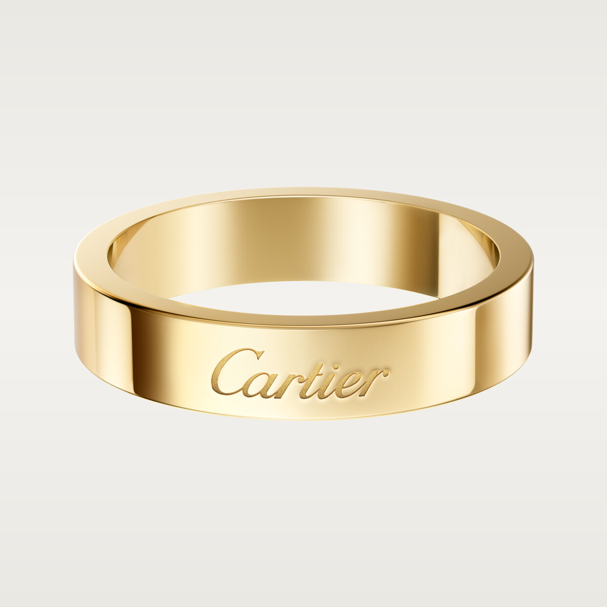 

Обручальное кольцо Cartier Alliance C de Cartier, ширина 4 мм, желтое золото