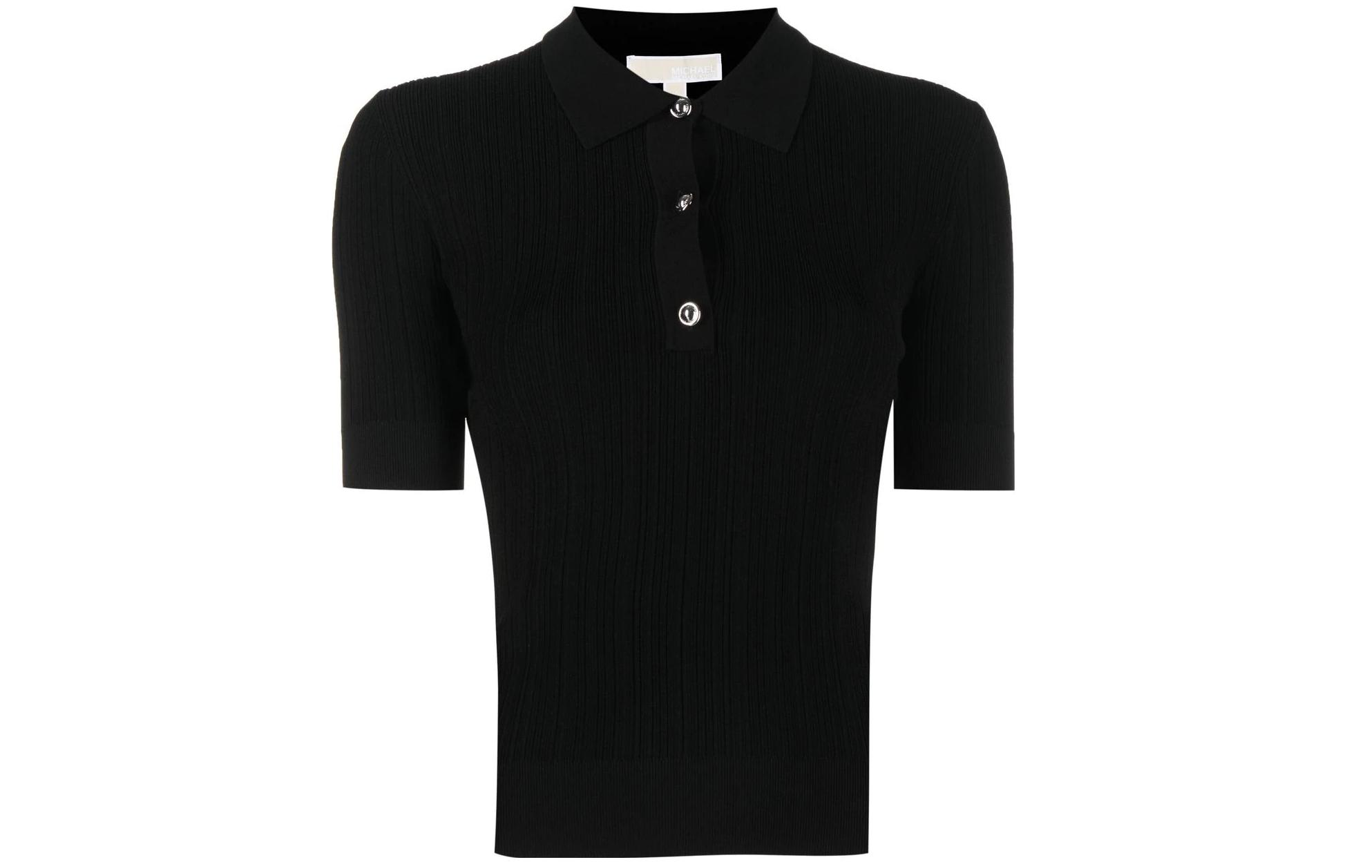 

Футболка поло женская черная MICHAEL KORS