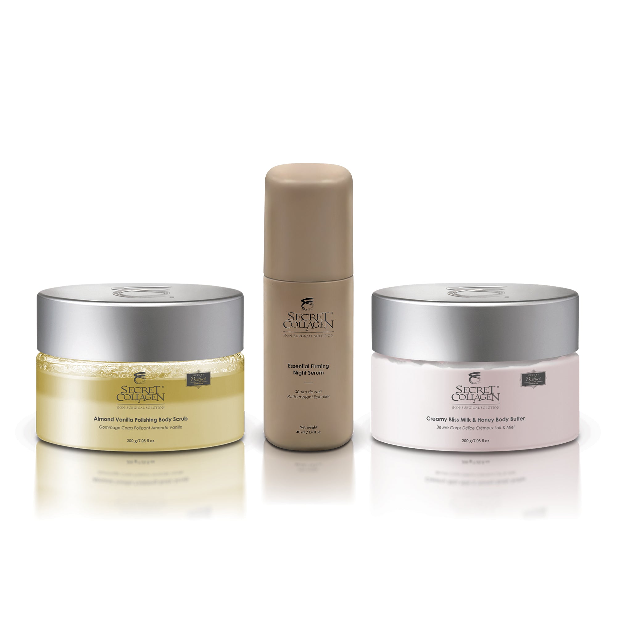 

Укрепляющая шелковистая кожа тела Secret Collagen, 15,5 унций