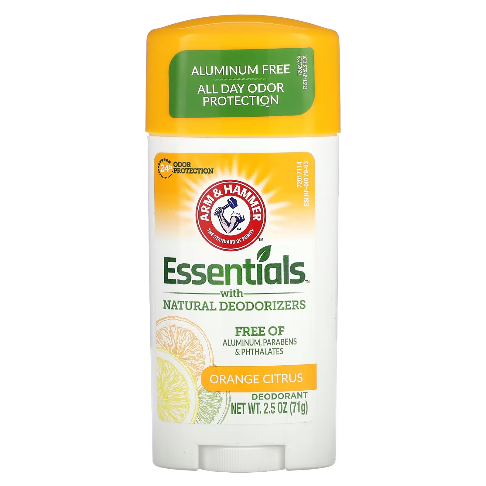 

Дезодорант Arm & Hammer Essentials цитрусовый апельсин, 71 гр.